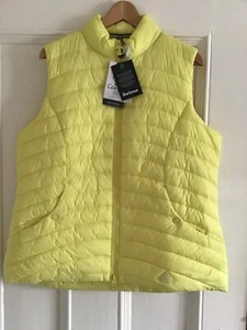 Barbour Womens Gilet Shorewood Coastal Collection Quilted Fibredown Yellow UK 8 - Picture 1 of 13