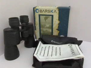 Binoculares de precisión Barska 20x50 Porro con lente azul y estuche con correa - Imagen 1 de 15