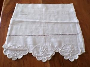 Sac à  Linge OU Pochette en metis ancien avec broderies ( ref 1 ) - Picture 1 of 5