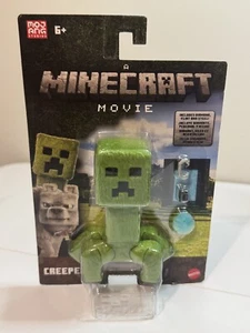 MINECRAFT MOVIE 4" Figure CREEPER With Diamond Flint & Steel 2025 RARE NEW - Picture 1 of 2