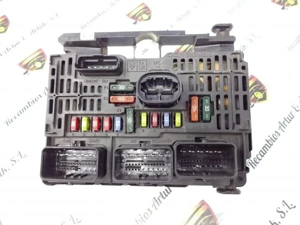 Caja fusibles peugeot 407 siemens 9656086180 s118983002 j s118983002j bsm-l02 Foto 1 de 2