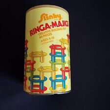 Vintage Slinky Brand Ringa - Majigs Creative Building Toy 56 Pieces 