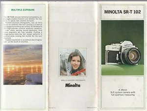 MINOLTA SR-T 102 PROSPEKT - Bild 1 von 2