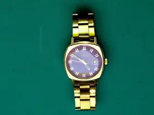 USSR Men's Wristwatch SLAVA, Mechanical Manual Winding Gold Plated. - Picture 1 of 9