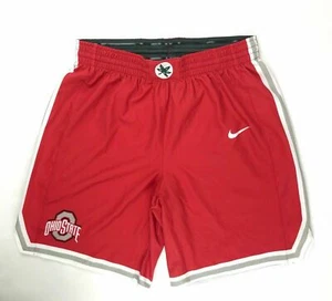Nike Throwback Ohio State Buckeyes OSU Basketball Short Men's L 932292 Red - Picture 1 of 2