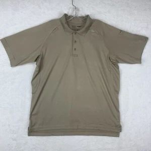 Polo 5.11 Tactical Performance Para Hombre Grande Raglán Beige Manga Corta Bolsillo - Imagen 1 de 8