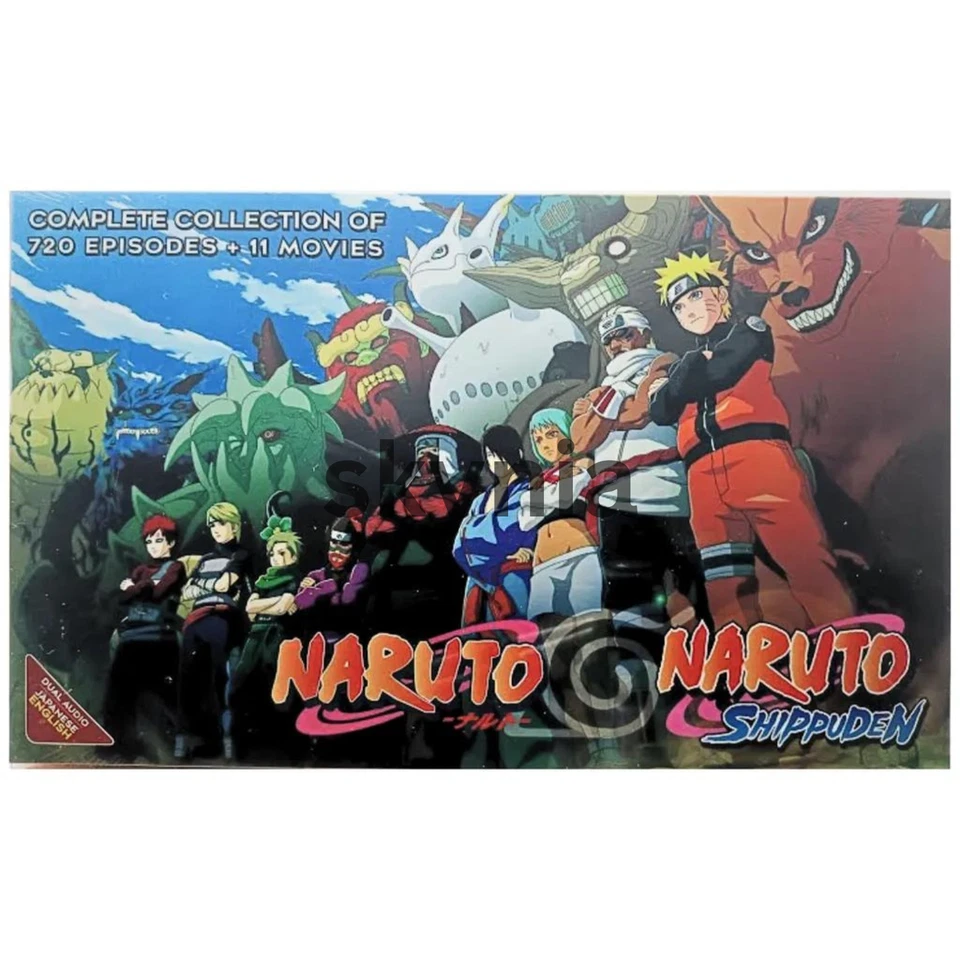 Naruto Shippuden Complete TV Series Vol.1-720 End + 11 Movies DVD, English Sub Foto 1 de 4