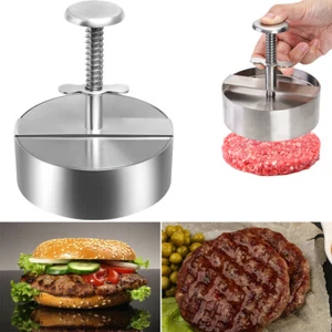 Non-Stick Hamburger Patty Molds Maker Burger Patty Press Maker Kitchen BBQ Tool - Picture 1 of 10