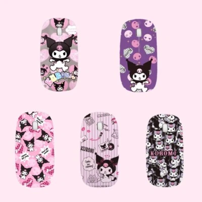  KUROMI Cute Gaming Mouse Wireless USB Receiver Optical For PC Laptop Portable  - Image 1 of 4