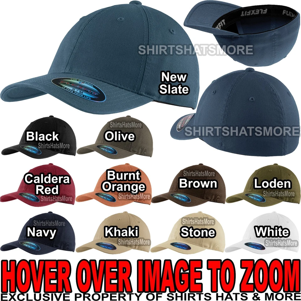 Flexfit Prenda Lavado Sombrero Sarga GORRA AJUSTADA Deporte Béisbol S/M, L/XL NUEVO Foto 1 de 1