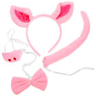 4 Pcs Kids Performance Costume Party Cosplay Suit Clothing Headband
