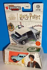 Matchbox 2024 Moving Parts Harry Potter 1962 Ford Anglia Blue Eco Recycled Metal - Picture 1 of 3