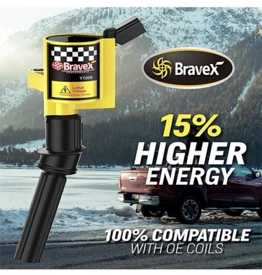 Bravex Ignition Coils DG508 for Ford F150 Expedition 4.6L 5.4L V8 Mercury - Image 1 of 4