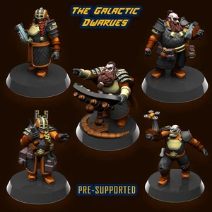 Tactical Squad - Space Dwarf/TTRPG/Wargaming/Grimdark/Master Forge - Picture 1 of 6