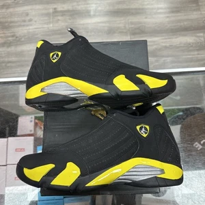 Size 10.5 - Air Jordan 14 Retro Thunder / EUR 44.5 / 487471-070 - Picture 1 of 5