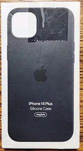 Apple Silicone Case for MagSafe for iPhone 14 Plus - Midnight (MPT33ZM/A) - Picture 1 of 5