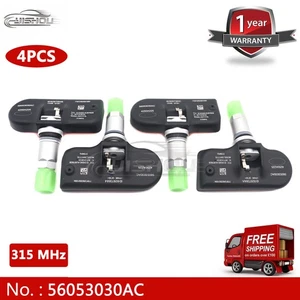 4Pcs 56053030AC 56053030AB Tire Air Pressure Sensor TPMS For Chrysler Dodge Jeep - Picture 1 of 12