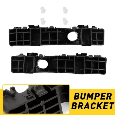 Front Bumper Bracket Retainers Pair For 2019-22 Kia Forte Left & Right 2PC Black Foto 1 de 4