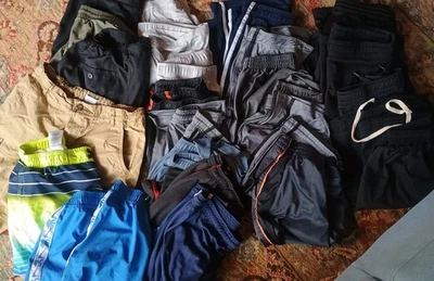 Lote de pantalones cortos para niños jóvenes talla 14/16 marcas variadas/pareja 10/12 pantalones cortos/ 23 pares Foto 1 de 4