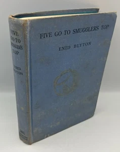 Enid Blyton Famous Five Go to Smuggler's Top 1945 1st/1st- No Jacket - Picture 1 of 21