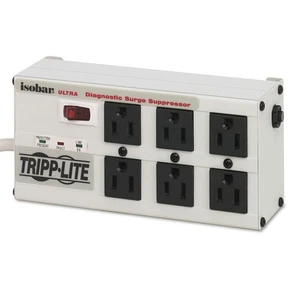Tripp Lite ISOBAR6ULTRA Isobar Surge Suppressor Metal 6 Outlets 6 ft Cord 3330 - Picture 1 of 2