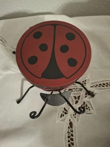 Longaberger 2009 Little Lady Bug Basket Set – w/ Plastic Protector and Stand - Picture 1 of 5
