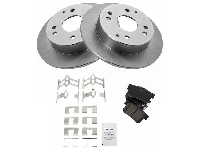 Kit de pastillas de freno trasero y rotor para Honda Accord 1998-2002 2,3 L 4 cil 2001 GS399PQ Foto 1 de 1