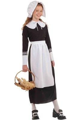 Набор костюмов для девочки-пилигрима Instant Colonial (ребенок) - Изображение 1 из 2