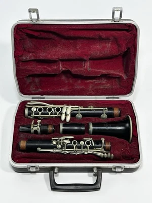 Vintage Etude Wooden Clarinet ~ SML Paris France - Image 1 of 4