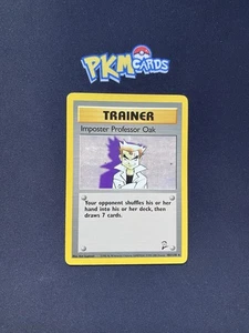 Pokémon TCG Imposter Professor Oak Base Set 2 102/130 Regular Rare LP. - Picture 1 of 3