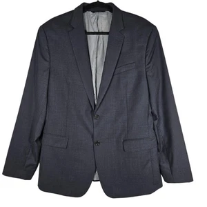 Banana Republic Blazer Mens 42R Navy Modern Slim Fit Marzotto Italian Fabric - Picture 1 of 16