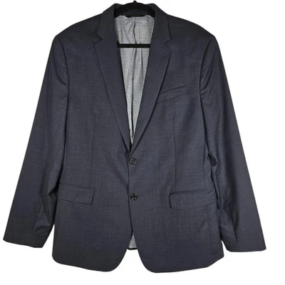 Banana Republic Blazer Mens 42R Navy Modern Slim Fit Marzotto Italian Fabric - Image 1 of 4