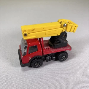 Camión grúa Tonka de colección años 70 - acero prensado/plástico - rojo/amarillo - Imagen 1 de 6