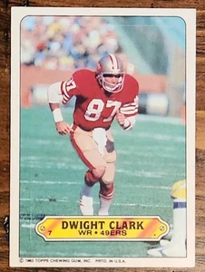 Dwight Clark 1983 Topps Stickers #7 San Francisco 49ers - Picture 1 of 2