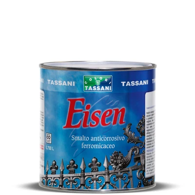 EISEN SMALTO FERROMICACEO GRANA FINE VARI COLORI 0,75 - 2,5 LT TASSANI - Immagine 1 di 2
