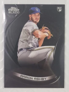 2022 Topps Chrome Black Aaron Ashby RC #71 Milwaukee Brewers - Bild 1 von 2