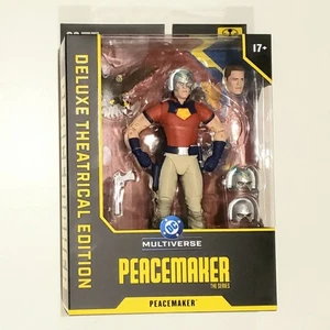 ☮ McFarlane DC Multiverse Deluxe Peacemaker 7” Theatrical Edition Figure 2025 🕊 - Picture 1 of 2