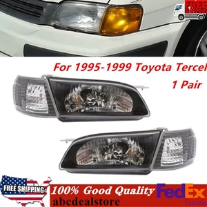 Fits Toyota Tercel 1995-1999 Head Lamp Pair Set Left Right LH+RH 81150-16770 USA - Bild 1 von 12