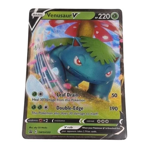 Venusaur V SWSH100 Schwert & Schild 2021 Pokemon Karte Basic Rare Promo Holo - Bild 1 von 7
