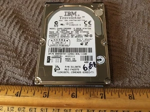 IBM Travelstar 6GB DARA-206000 2.5" IDE 4200RPM Hard Drive HDD - Afbeelding 1 van 3