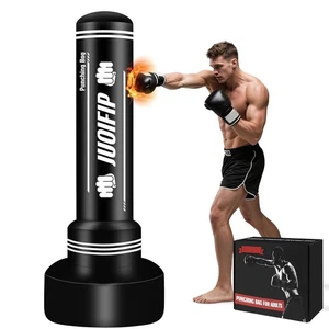 Freistehender Boxsack mit Ständer Herren, Stand Kickboxsack, Schwerboxen. - Bild 1 von 7