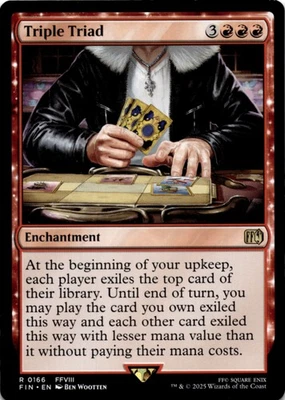 MTG Triple Triad Normal NM FINAL FANTASY Magic 166 - Image 1 of 2