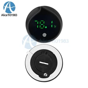 Aquarium Digital Thermometer LED Fish Tank Temperature Gauge with Touch Screen - Picture 1 of 22