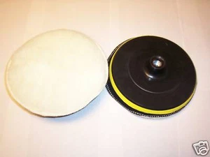 CALHAWK 7" POLISHING WHEEL & BONNET SET WITH PVC BACKING PAD BUFFING - Picture 1 of 1