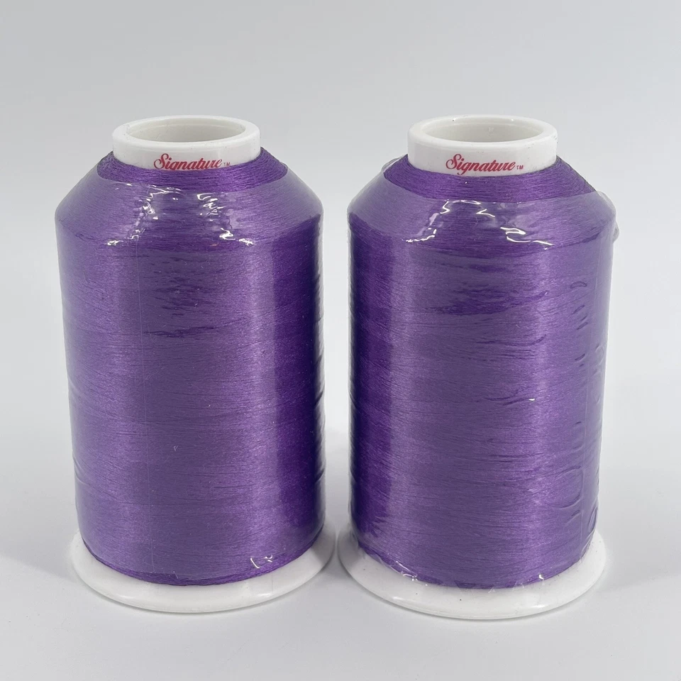Lot Of 2 A&E Signature MULBERRY Thread 50250 / 2380 5000M #40 534228 Purple - Image 1 of 3