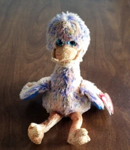 TY Beanie Baby - Dinky - the Duck Plush Stuffed Animal Toy - 2000 - Picture 1 of 7