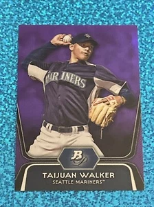 2012 Bowman Platinum Prospects TAIJUAN WALKER RC Purple Refractors #BPP46 - Picture 1 of 11