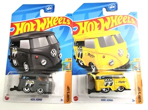 Hot Wheels Kool Kombi Gray +Yellow #49 - 2023 Surf's Up -2pcs - Picture 1 of 1
