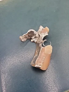 Vintage Metal Partial Denture Bridge Teeth Medical Oddity Unique Creepy Weird - Picture 1 of 4