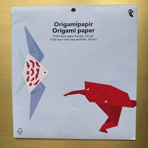 Meerestiere 24 Stück Origami Papier - Bild 1 von 2